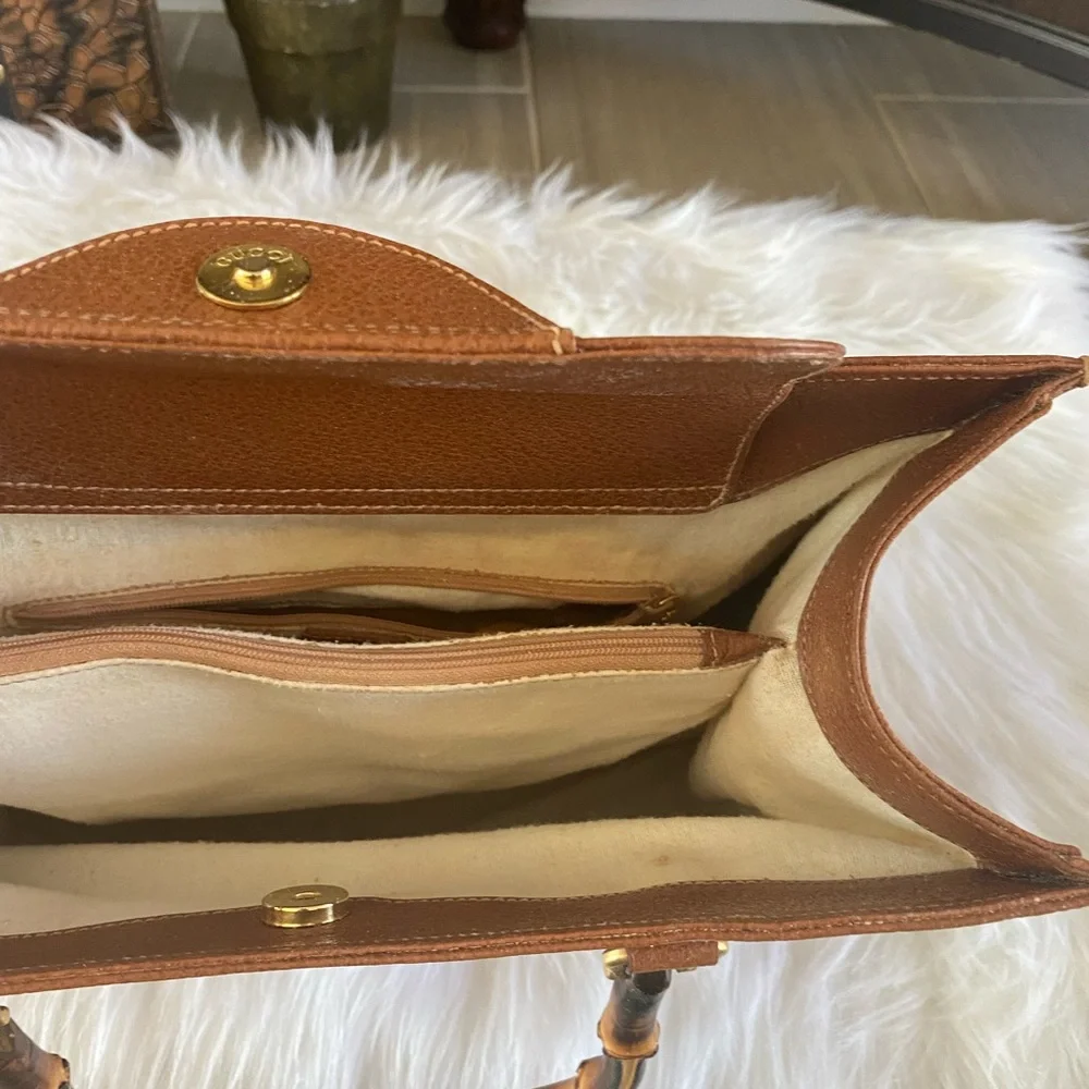 💯% authentic vintage gucci diana bamboo bag